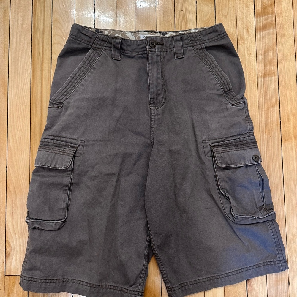 Men's Gray Cargo Shorts